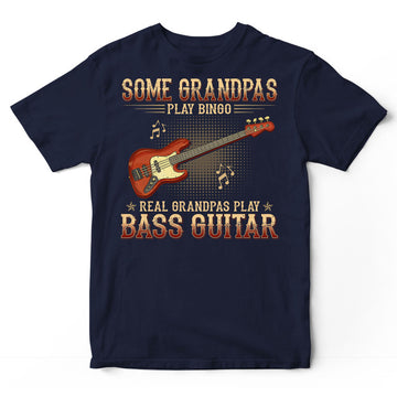 Bass Guitar Grandpas Bingo Super Cool T-Shirt GRG025