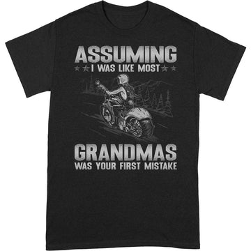 Biker Assuming Grandmas T-Shirt GSB060