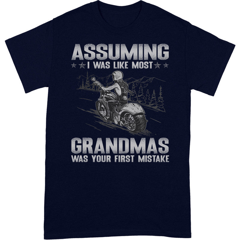 Biker Assuming Grandmas T-Shirt GSB060