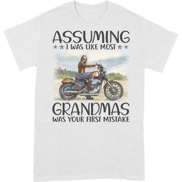 Biker Assuming Women T-Shirt HWA163