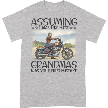 Biker Assuming Women T-Shirt HWA163