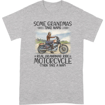 Biker Grandmas Take Naps T-Shirt HWA163