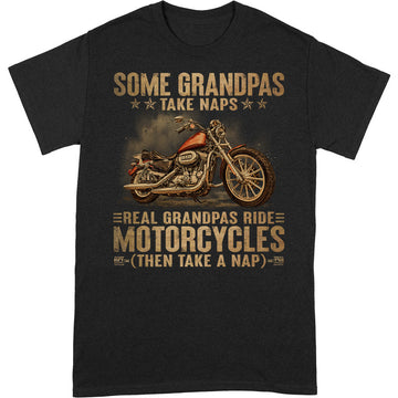 Biker Grandpas Take Naps T-Shirt