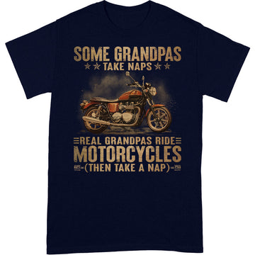 Biker Grandpas Take Naps TH T-Shirt