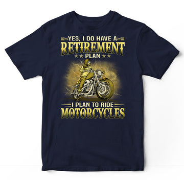 Biker Retirement Plan T-Shirt GRD002