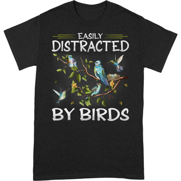 Birdwatching Distracted By T-Shirt BWA004