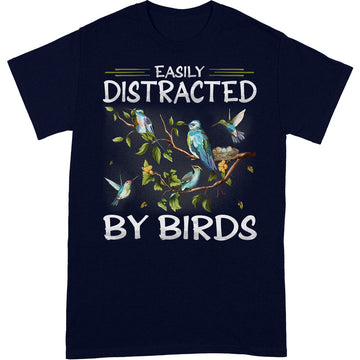 Birdwatching Distracted By T-Shirt BWA004