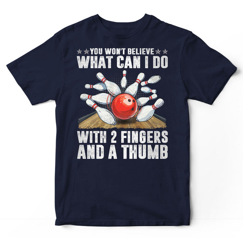 Bowling 2 Fingers And A Thumb T-Shirt GCA030