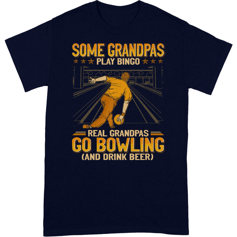 Bowling Some Grandpas Bingo Drink Beer T-Shirt GEA084