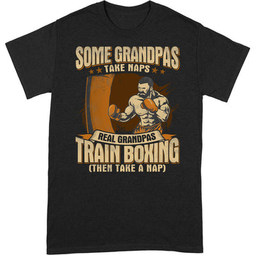 Boxing Grandpas Take Naps T-Shirt RDA011
