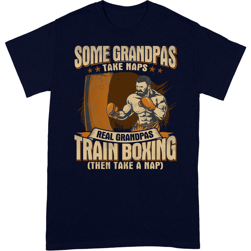 Boxing Grandpas Take Naps T-Shirt RDA011