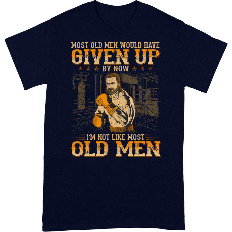 Boxing Most Old Men T-Shirt WDB059