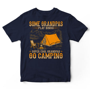 Camping Cool Grandpas T-Shirt WDB065