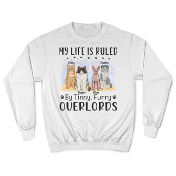 Personalized My Life Is Ruled Overlords Cat T-Shirt