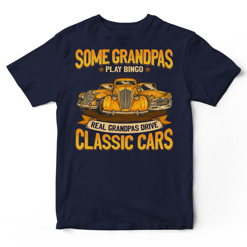 Classic Car Grandpas Bingo Super Cool T-Shirt GEJ259