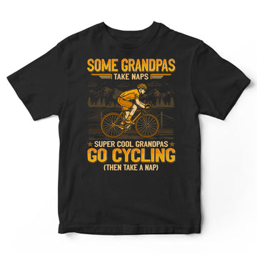 Cycling Grandpa Take Naps Super Cool GEA160