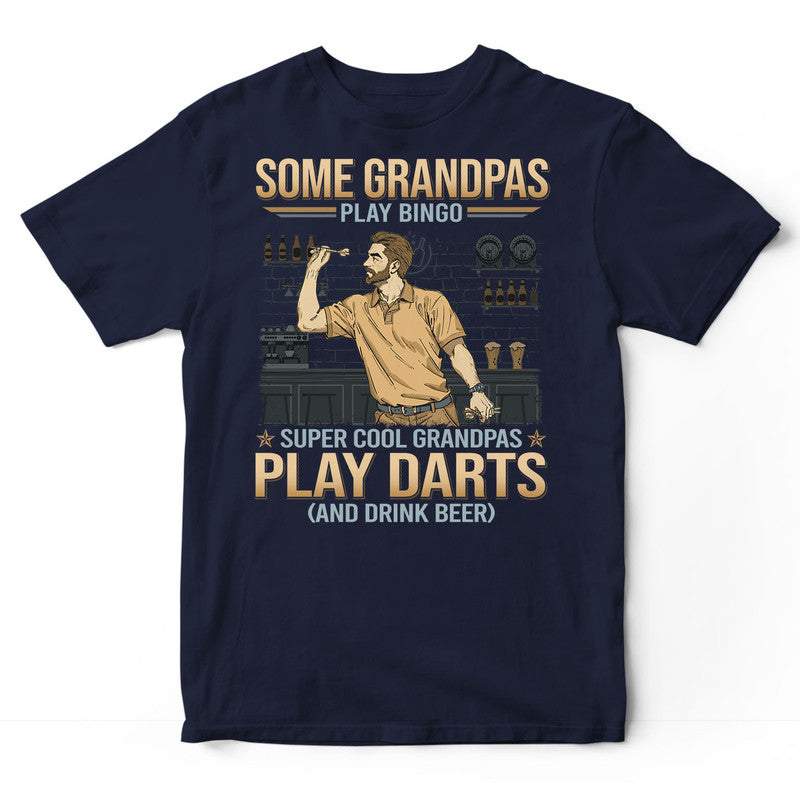 Darts Grandpa Bingo And Drink Beer T-Shirt GDB091