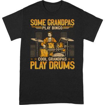 Drums Cool Grandpas Bingo T-Shirt GEA127
