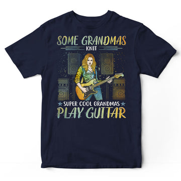 Electric Guitar Grandmas Knit T-Shirt PSI242