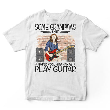 Electric Guitar Grandmas Knit Super Cool T-Shirt HWA194