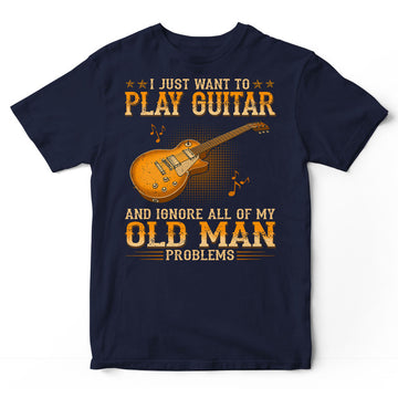 Electric Guitar Old Man Problems T-Shirt WDB241