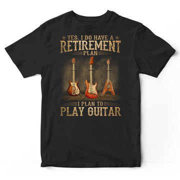 Electric Guitar Retirement Plan T-Shirt DGB007