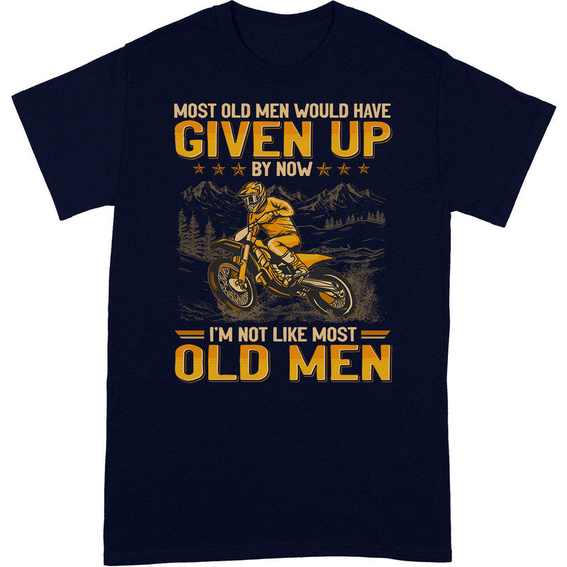 Enduro Bike Most Old Men T-Shirt GEA083