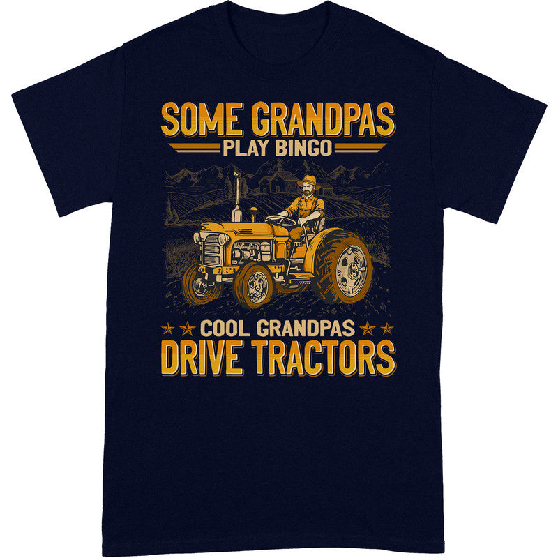 Farmer Cool Grandpas Bingo T-Shirt GEA116