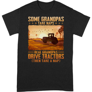 Farmer Grandpa Take Naps T-Shirt ISA075