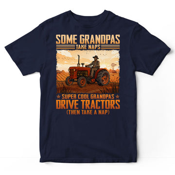 Farmer Grandpas Take Naps T-Shirt ISA226