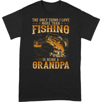 Fishing Being A Grandpa T-Shirt WDB037