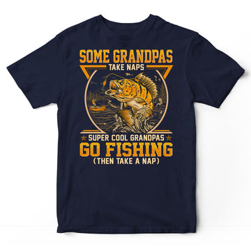 Fishing Grandpas Take Naps T-Shirt GED199