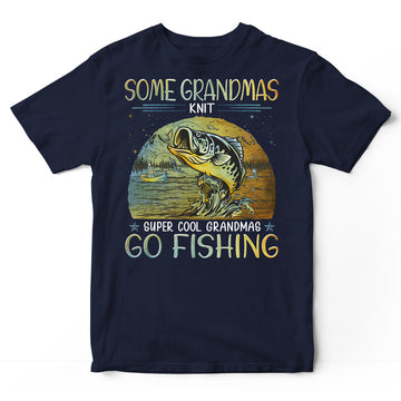 Fishing Some Grandmas Knit Super Cool T-Shirt PSJ010