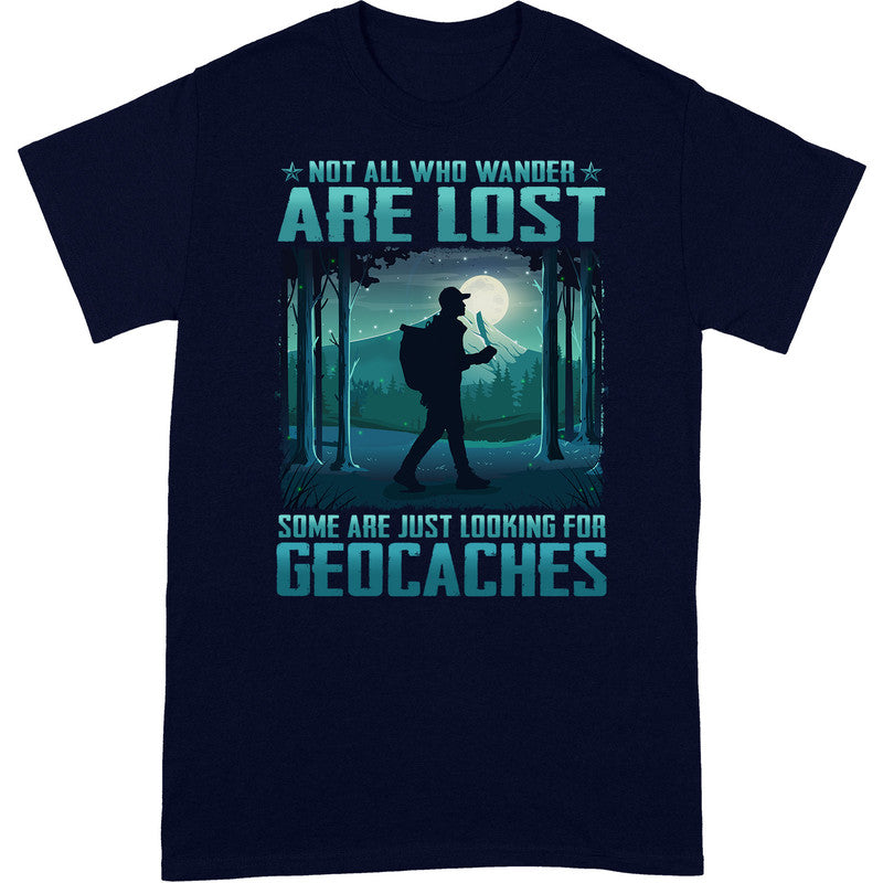 Geocache Not All Wander Are Lost T-Shirt ISA068