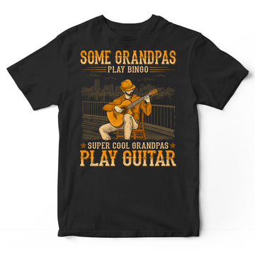 Guitar Grandpas Bingo T-Shirt WDB249