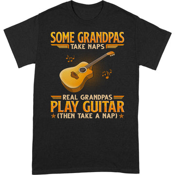 Guitar Grandpas Take Naps T-Shirt GEB009