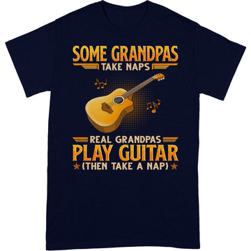 Guitar Grandpas Take Naps T-Shirt GEB009