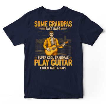 Guitar Grandpas Take Naps T-Shirt GEJ051