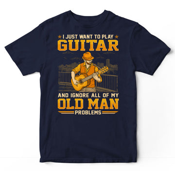 Guitar Old Man Problems T-Shirt GED200