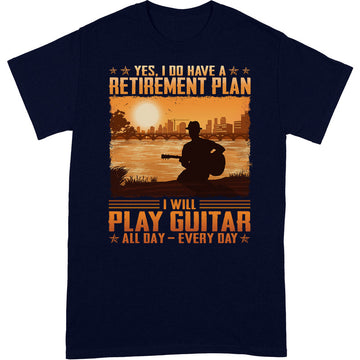 Guitar Retirement Plan T-Shirt ISA053