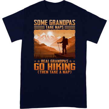 Hiking Grandpa Take Naps T-Shirt ISA076