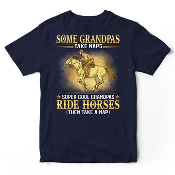 Horse Grandpas Take Naps T-Shirt GRE003