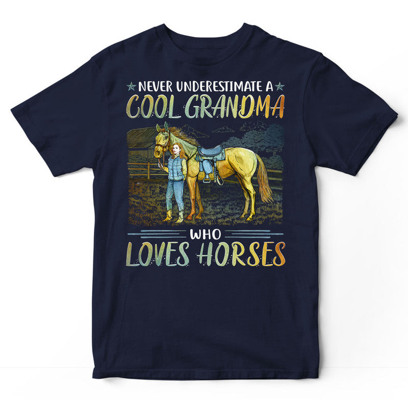 Horse Never Underestimate Grandma T-Shirt PSI421