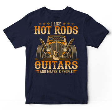 Hot Rod Electric Guitar Maybe 3 people T-Shirt WDB147