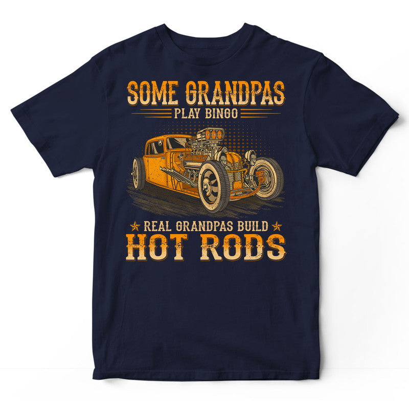 Hot Rod Grandpas Bingo Super Cool T-Shirt WDB546