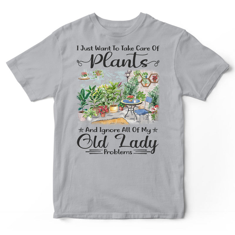 Houseplant Old Lady Problems T-Shirt HWA379