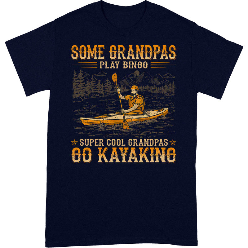 Kayaking Cool Grandpas T-Shirt WDB062