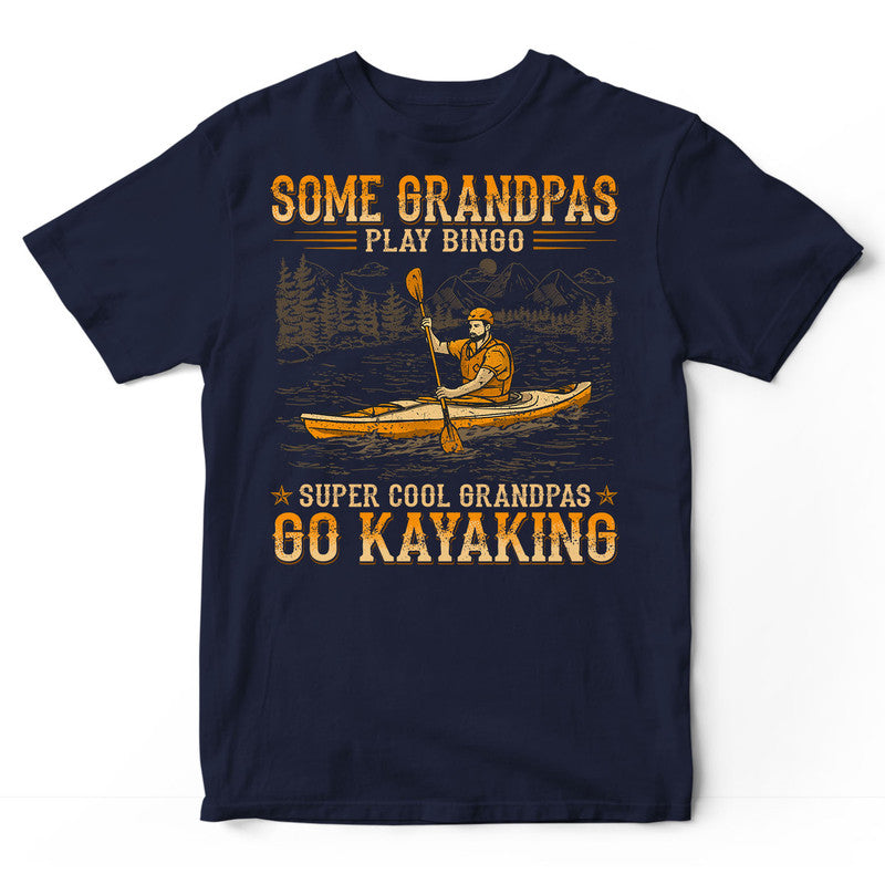 Kayaking Cool Grandpas T-Shirt WDB062