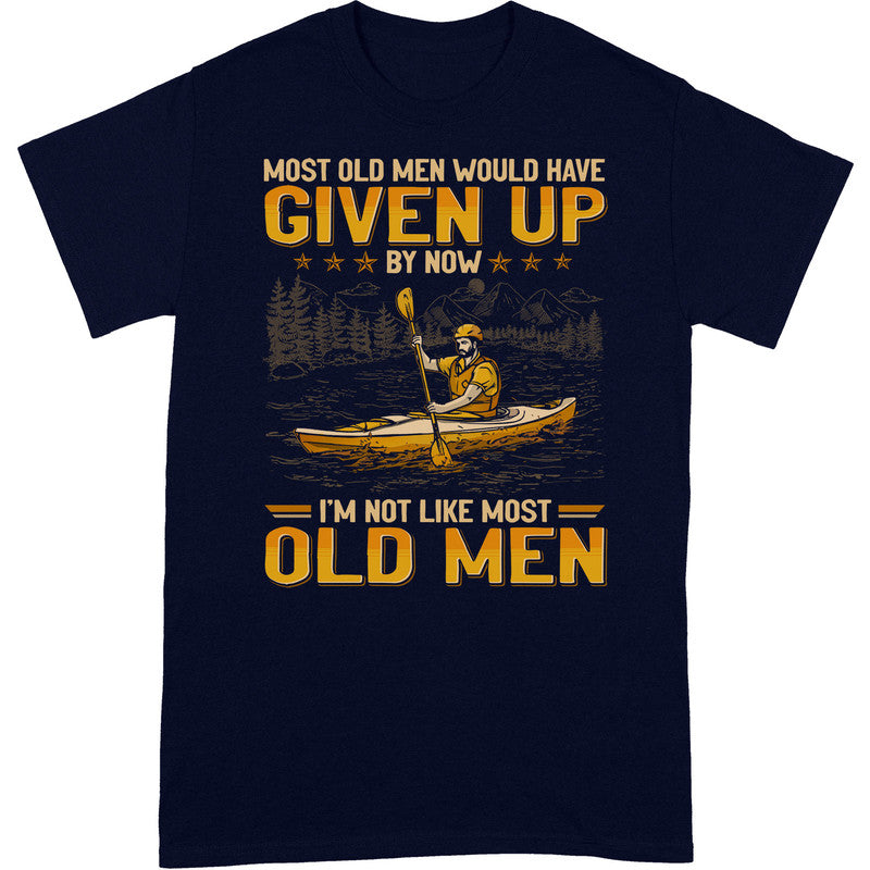 Kayaking Most Old Men T-Shirt GEA092