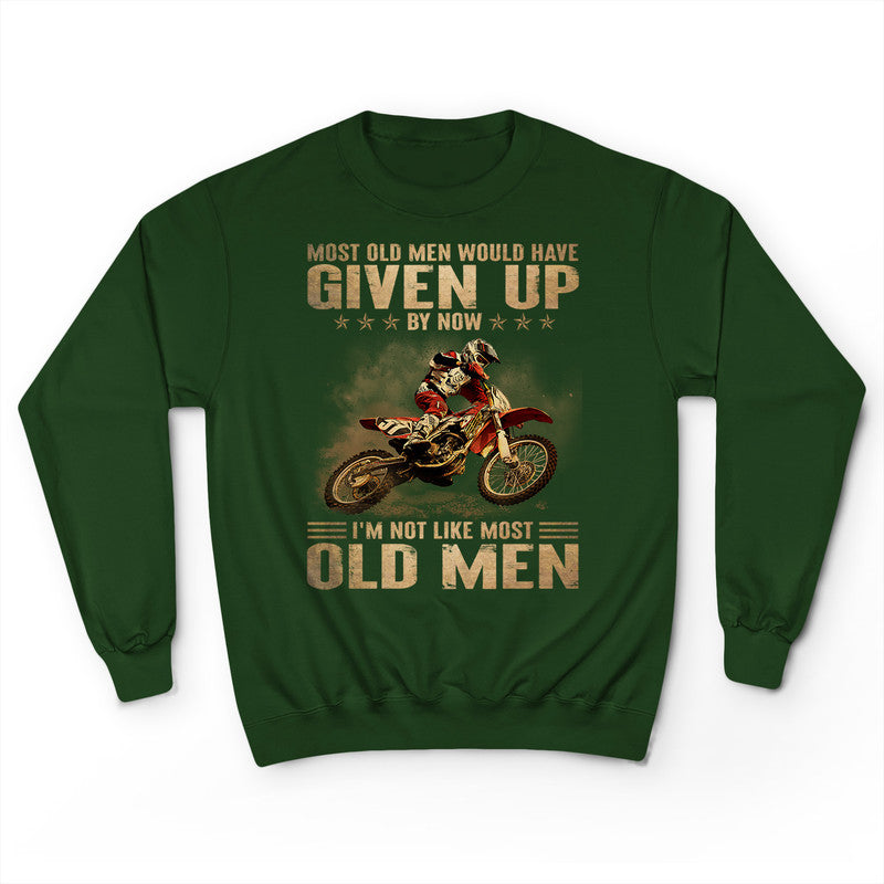 Dirt Bike Most Old Man Given Up MX T Shirt DGA057